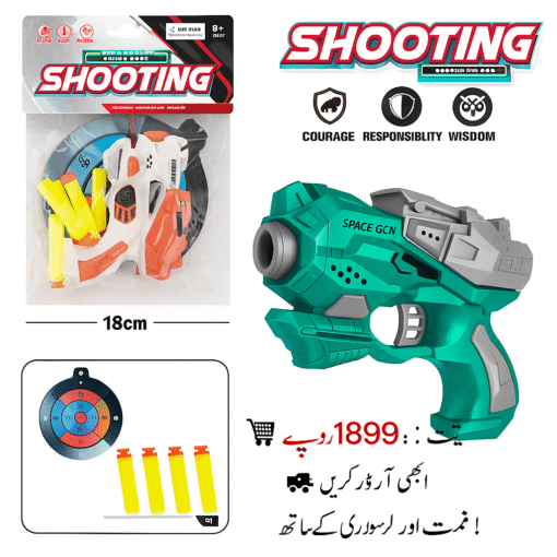 🔫 Plastic Soft Bullet Gun – Safe Toy Gun for Kids | Random Color Fun, Safe & Action-Packed Play