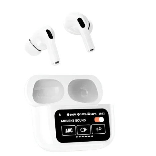 🎧 A9 Pro LCD Display AirPods White & Black Color Available - Image 5