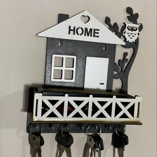 🗝️ Exclusive Deal Alert! Add elegance to your space with our stylish Wooden Key Holder - Image 3