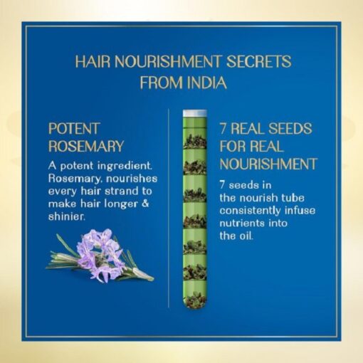 Herbs India 7 Seed Hair Oil With Rosemary – 280ml - Image 9
