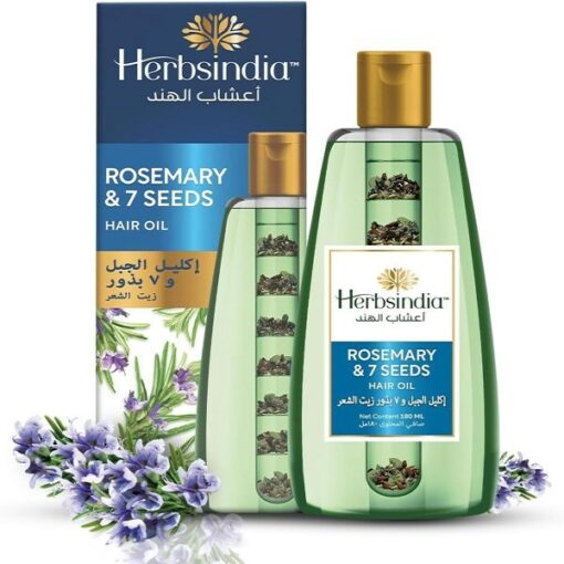 Herbs India 7 Seed Hair Oil With Rosemary – 280ml