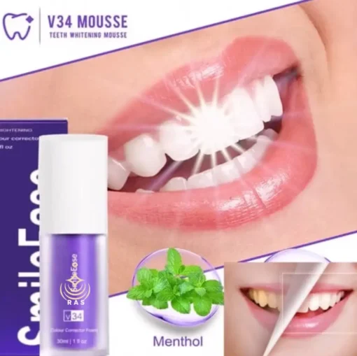 Hismile V34 Teeth Whitening Serum + 2 Mini Toothbrushes