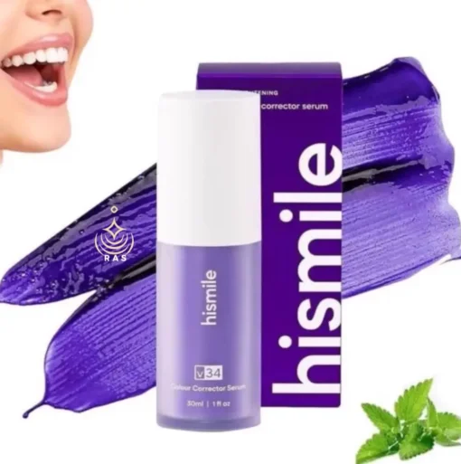 Hismile V34 Teeth Whitening Serum+2 Mini Toothbrushes - Image 2