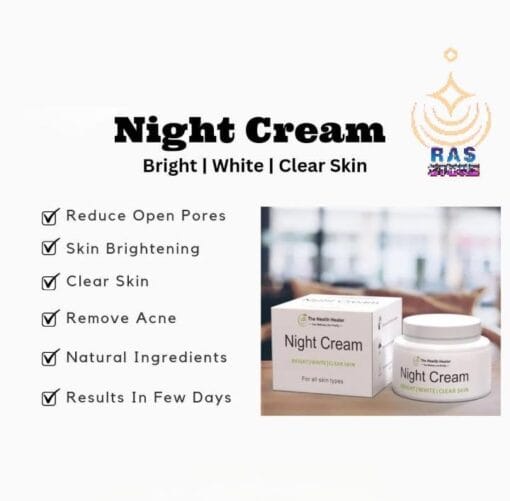 The Health Healer Night Cream Natural Ingredients for Deep Hydration - Image 4