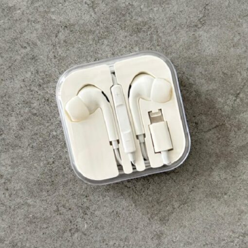 Apple Ear Headphones Wired Handsfree With Mic (Without Box) 🎧 For iPhone & Other Mobile