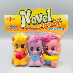 🦄 Unicorn Chuchu Toy Set 3 Pcs For Kids & Babies Fun, Safe & Colorful Toys for Boys & Girls