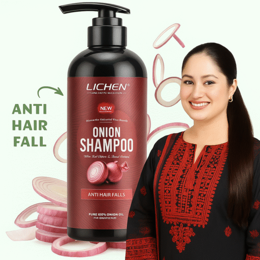Lichen Keratin Enriched Shampoo 500ml - Sulfate & Paraben Free, Anti-Frizz Treatment for Dry & Damaged Hair - Professional Salon Grade