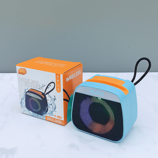 Portable Mini Bluetooth Speaker with LED Lights – Rechargeable & Wireless