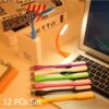 12Pcs USB Mini LED Light Lamps – Portable & Flexible for Power Banks, Laptops & Reading