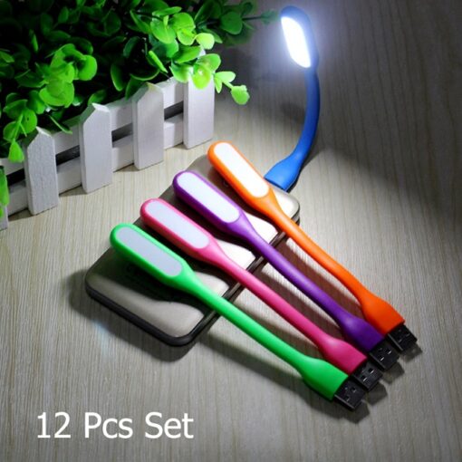 12Pcs USB Mini LED Light Lamps – Portable & Flexible for Power Banks, Laptops & Reading - Image 8