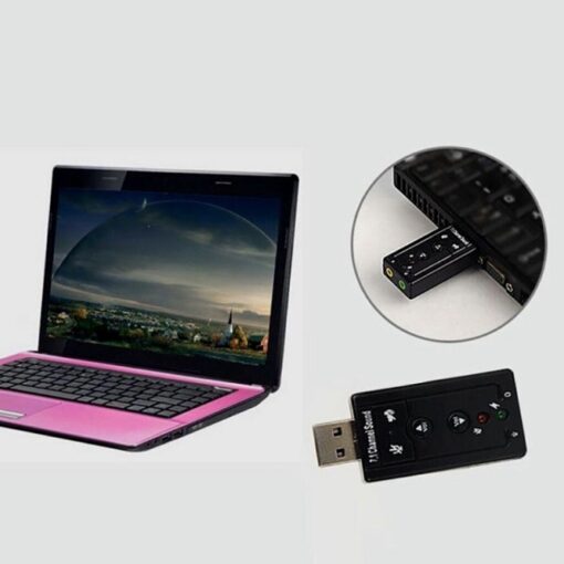 Pack of 3 USB 7.1 CH External Sound Card Adapters – 3D Audio with 3.5mm Jack - Image 7
