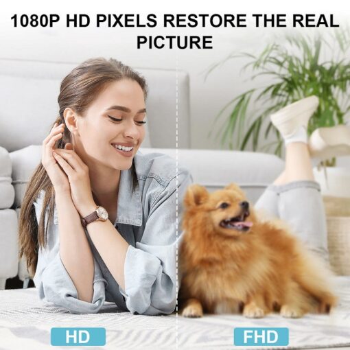 🛡️ Smart 4K 8MP Indoor WiFi Security Camera With Dual Lenses, Night Vision & Two-Way Audio - Image 6