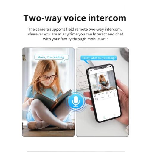 🛡️ Smart 4K 8MP Indoor WiFi Security Camera With Dual Lenses, Night Vision & Two-Way Audio - Image 16