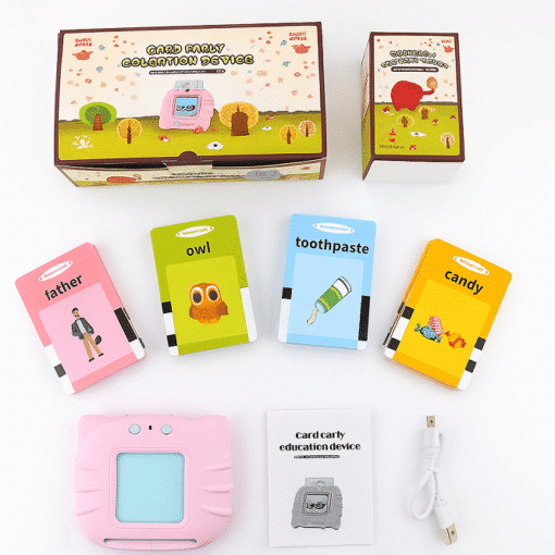 Audible Flash Cards for Kids | Montessori English Learning Toy | Early Educational Device | Ages 3+ - Image 7