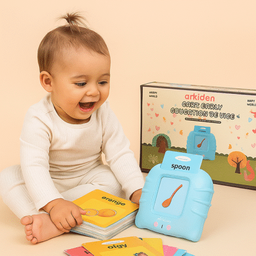 Audible Flash Cards for Kids | Montessori English Learning Toy | Early Educational Device | Ages 3+ - Image 6