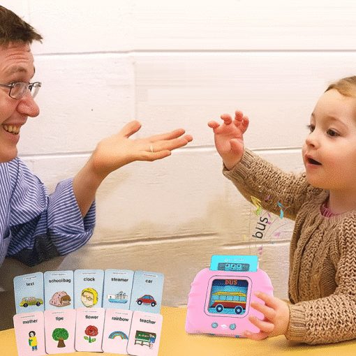 Audible Flash Cards for Kids | Montessori English Learning Toy | Early Educational Device | Ages 3+ - Image 4
