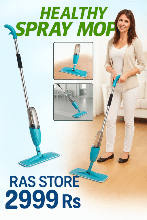 Healthy Spray Mop with Microfiber Cloth - Easy-to-Use Floor Cleaner Spray Mop & Refill Bottle  Product Description: - Image 10
