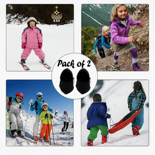 Pack of 2 - 6-in-1 Unisex Winter Fleece Thermal Balaclava–Neck Warmer, Ski Snood & Hood - Image 10