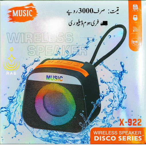 Portable Mini Bluetooth Speaker with LED Lights, Rechargeable & Wireless - Image 8