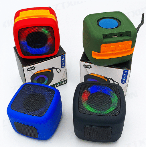X-911 Wireless Mini Bluetooth Speaker with LED Lights-Rechargeable & Portable-Indoor/Outdoor Use-Random Color - Image 12