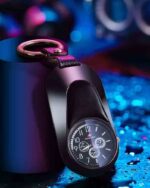 Luxury 4-in-1 Compass Watch Keychain with Arc Lighter & LED Flashlight - Image 6