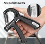 Adjustable Hand Gripper with Counter | 5–60kg Resistance | Wrist & Forearm Trainer
