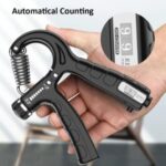 Adjustable Hand Gripper with Counter | 5–60kg Resistance | Wrist & Forearm Trainer