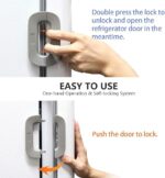 DIRBAK Baby Fridge Lock – Child Safety Adhesive Latch for Refrigerator, Cabinets & Drawers - Image 6