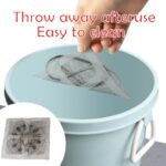 Disposable Hair Drain Catcher Mesh Sticker – Anti-Clog Bathroom & Kitchen Drain Filter (15 PCS Pack) - Image 4