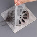 Disposable Hair Drain Catcher Mesh Sticker – Anti-Clog Bathroom & Kitchen Drain Filter (15 PCS Pack) - Image 15