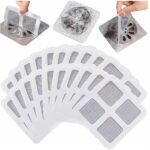 Disposable Hair Drain Catcher Mesh Sticker – Anti-Clog Bathroom & Kitchen Drain Filter (15 PCS Pack)