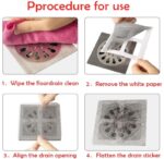 Disposable Hair Drain Catcher Mesh Sticker – Anti-Clog Bathroom & Kitchen Drain Filter (15 PCS Pack) - Image 7