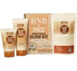 BNB Rice Brightening Glow Kit – Organic Face Wash, Scrub & Mask for Glowing Skin - Image 2