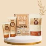 BNB Rice Brightening Glow Kit – Organic Face Wash, Scrub & Mask | Glowing Skin Solution