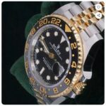 Men’s Luxury GMT Style Watch – Black & Green Bezel, Stainless Steel, Quartz (40–41mm) - Image 20