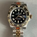 Men’s Luxury GMT Style Watch – Black & Green Bezel, Stainless Steel, Quartz (40–41mm) - Image 26