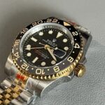 Men’s Luxury GMT Style Watch – Black & Green Bezel, Stainless Steel, Quartz (40–41mm) - Image 6