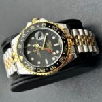 Men’s Luxury GMT Style Watch – Black & Green Bezel, Stainless Steel, Quartz (40–41mm) - Image 25